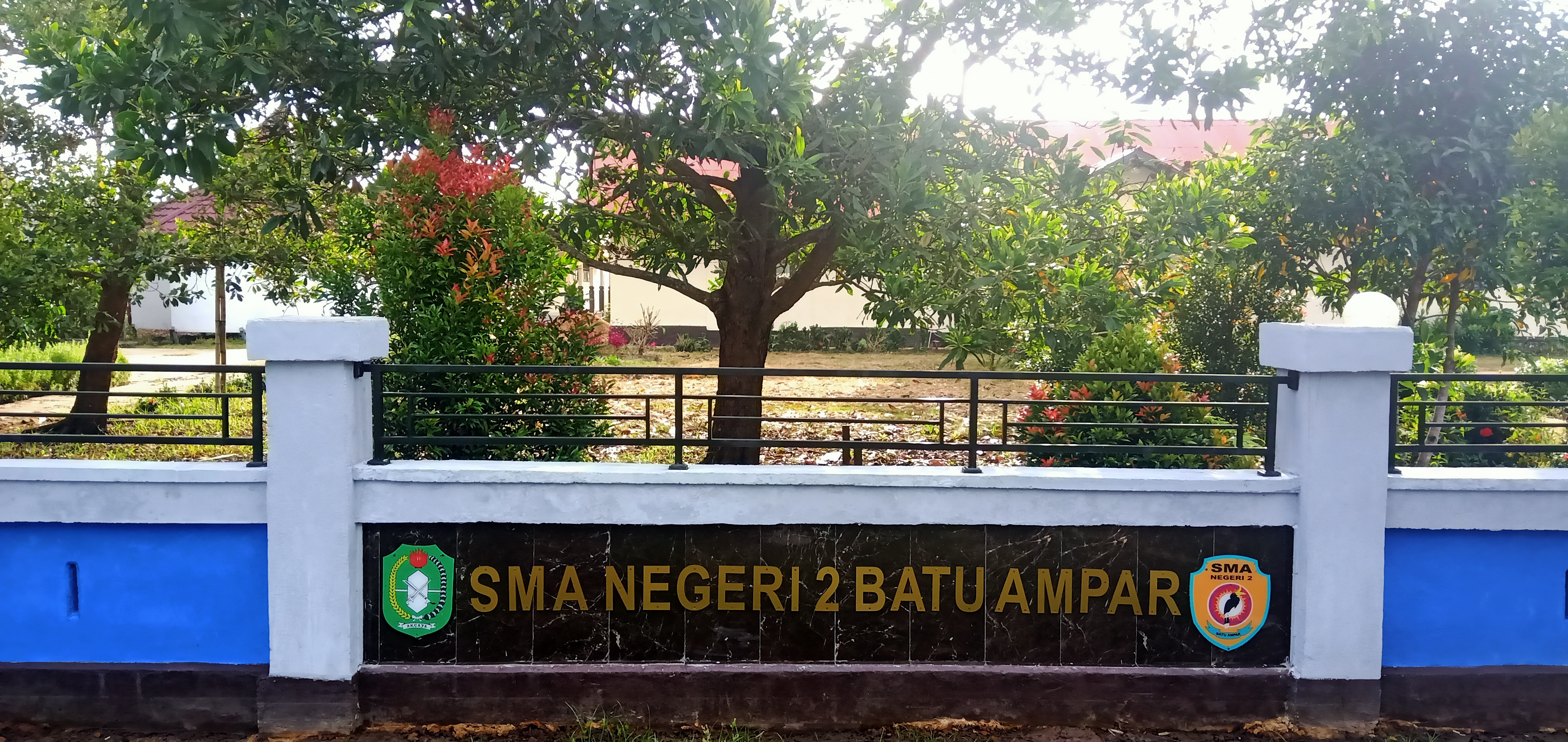 Plakat Nama SMAN 2 Batu Ampar